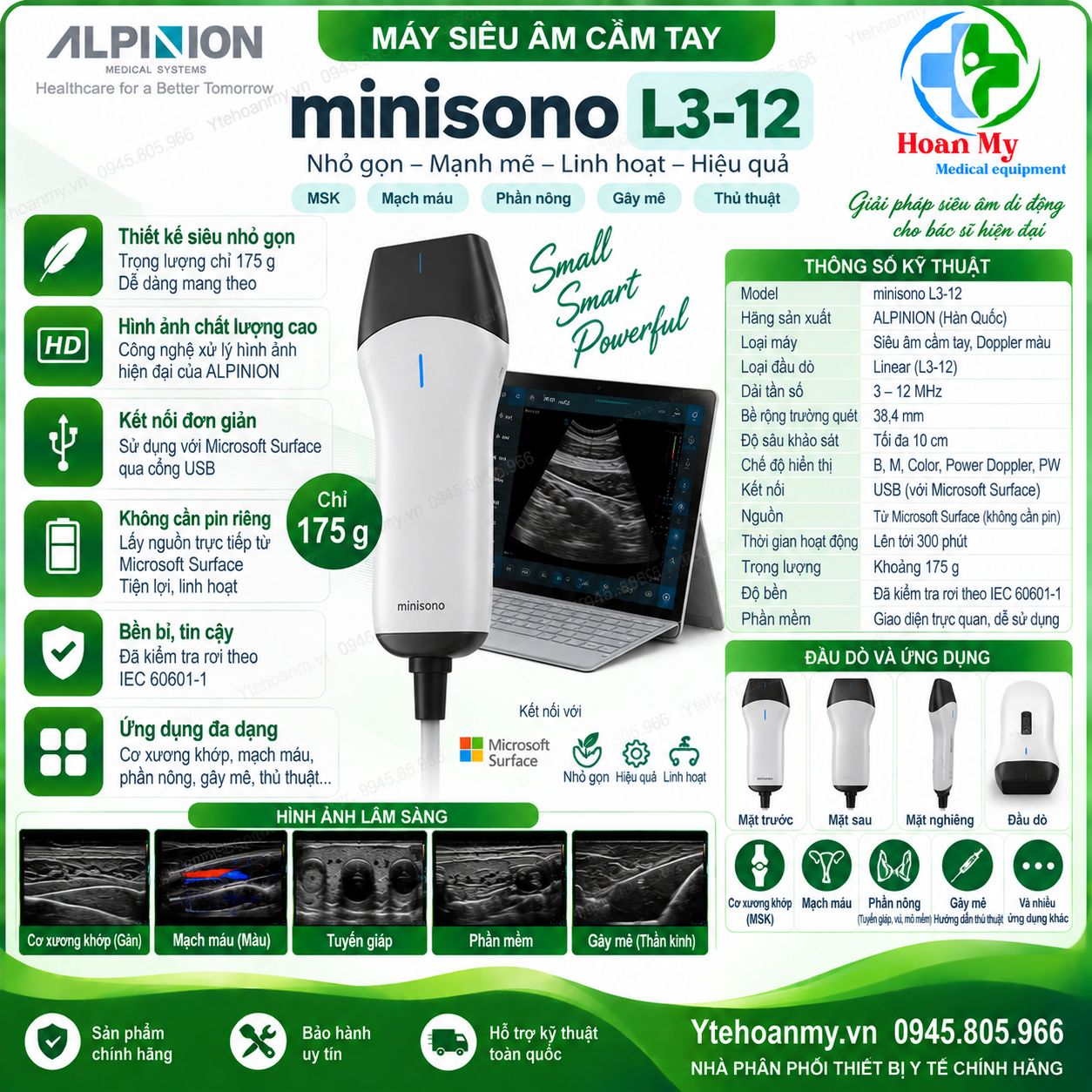 Top 6 máy siêu âm cầm tay đáng mua nhất hiện nay - VINNO, Chison SonoEye, minisono
